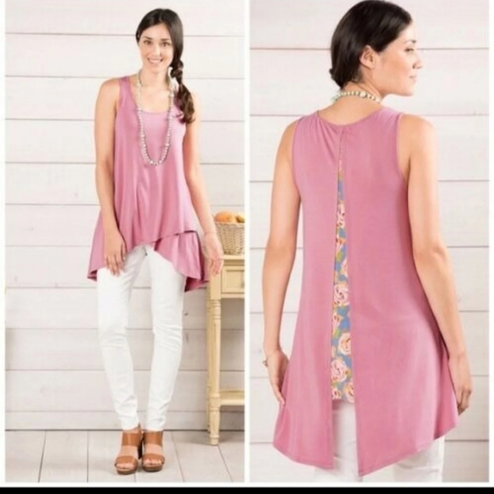 Matilda Jane Sleeveless Asymmetrical Top